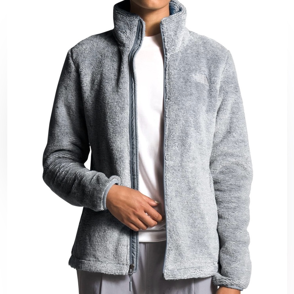 The North Face Women’s Osito Fleece Jacket M Gray Full Zip - Picture 5 of 10